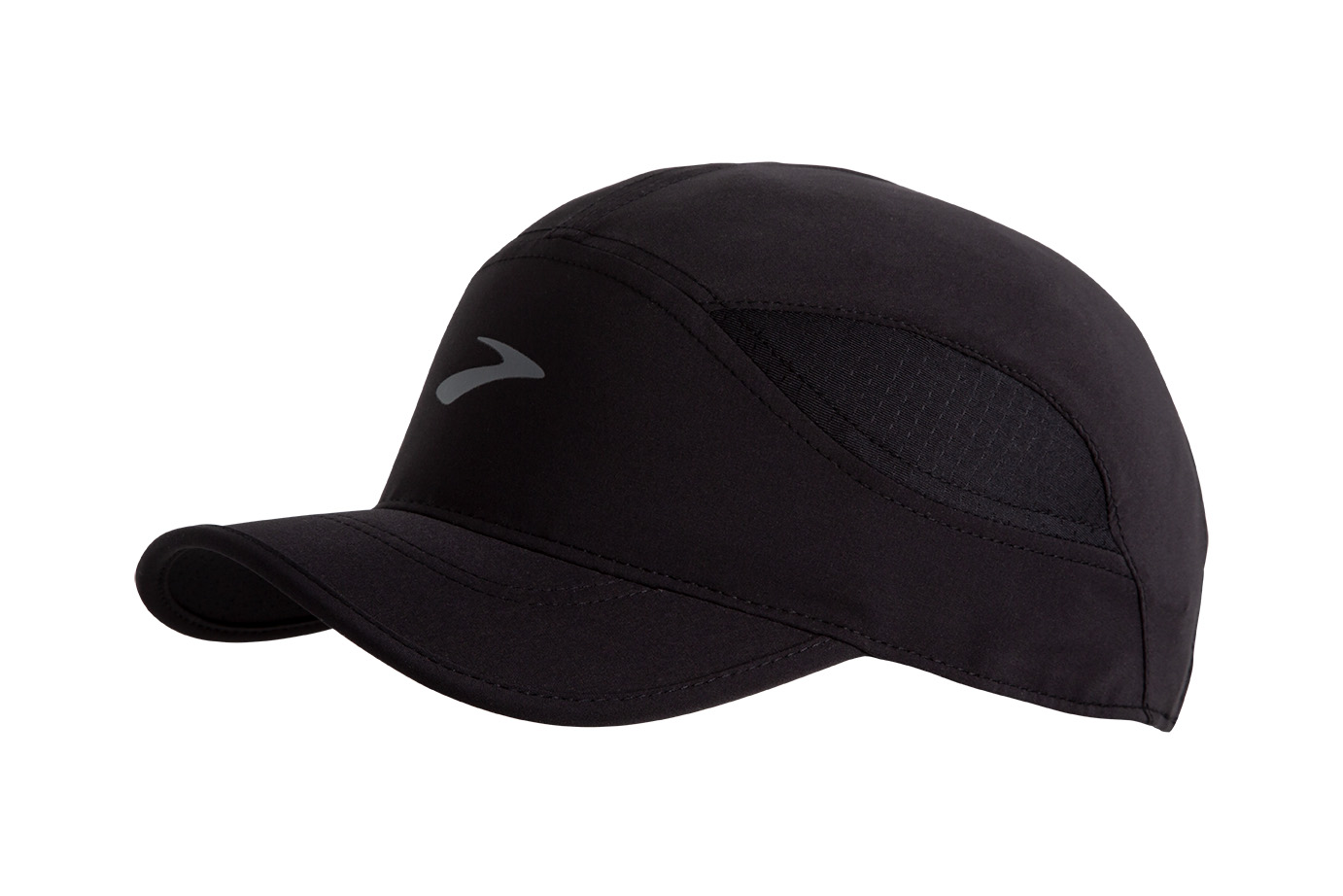 Brook Nylon Visor Hat （BLACK） Unisex Journey Visor | Running Hats | Brooks Running