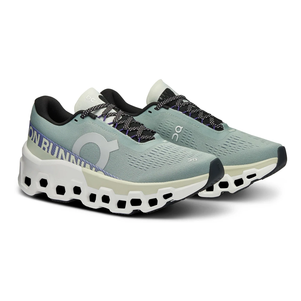 ONCモンスター2WH ホワイト/グリーン　レディース24cm ON RUNNING Women's Cloudmonster 2 GREEN
