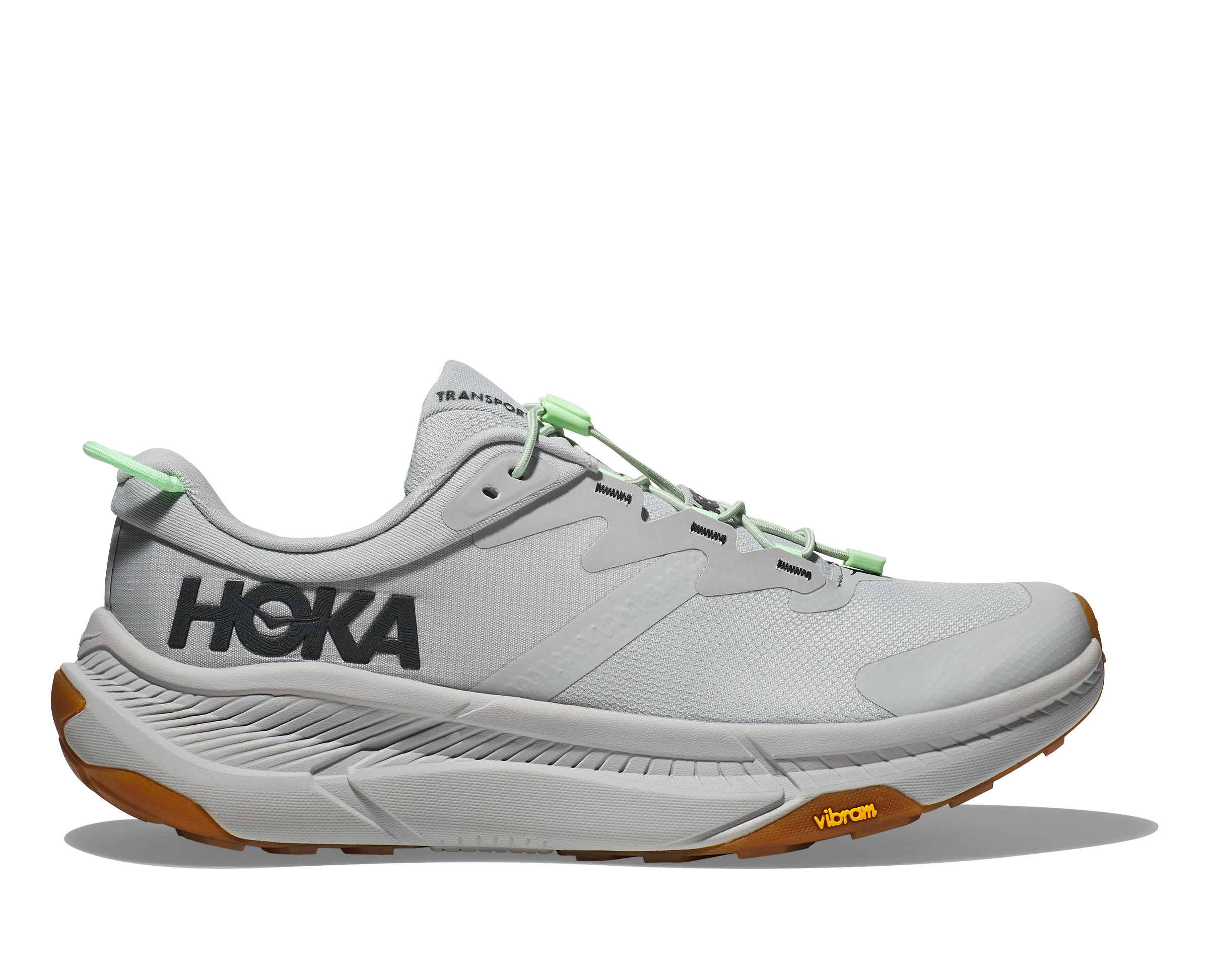HOKA Men's TRANSPORT HARBOR MIST / LIME GLOW