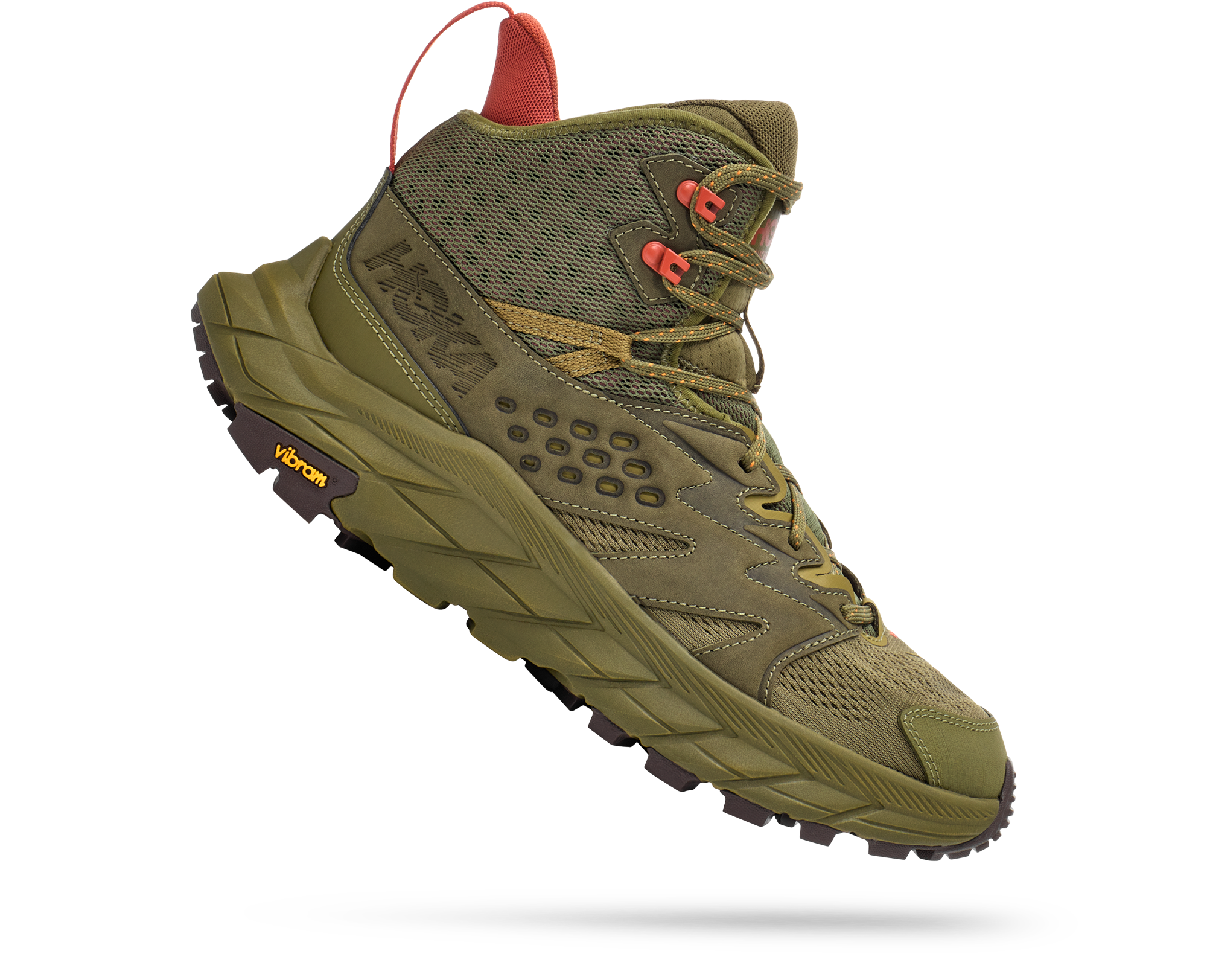 HOKA Men's Anacapa Breeze MID AVOCADO / BURNT OCHRE