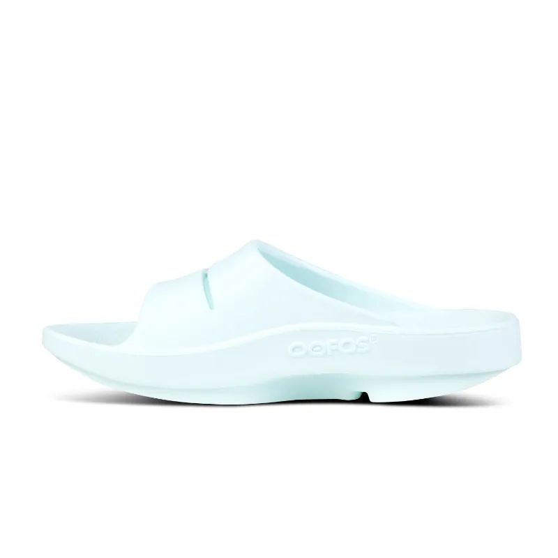 OOFOS OOahh Slide Ice Light Blue display picture 1