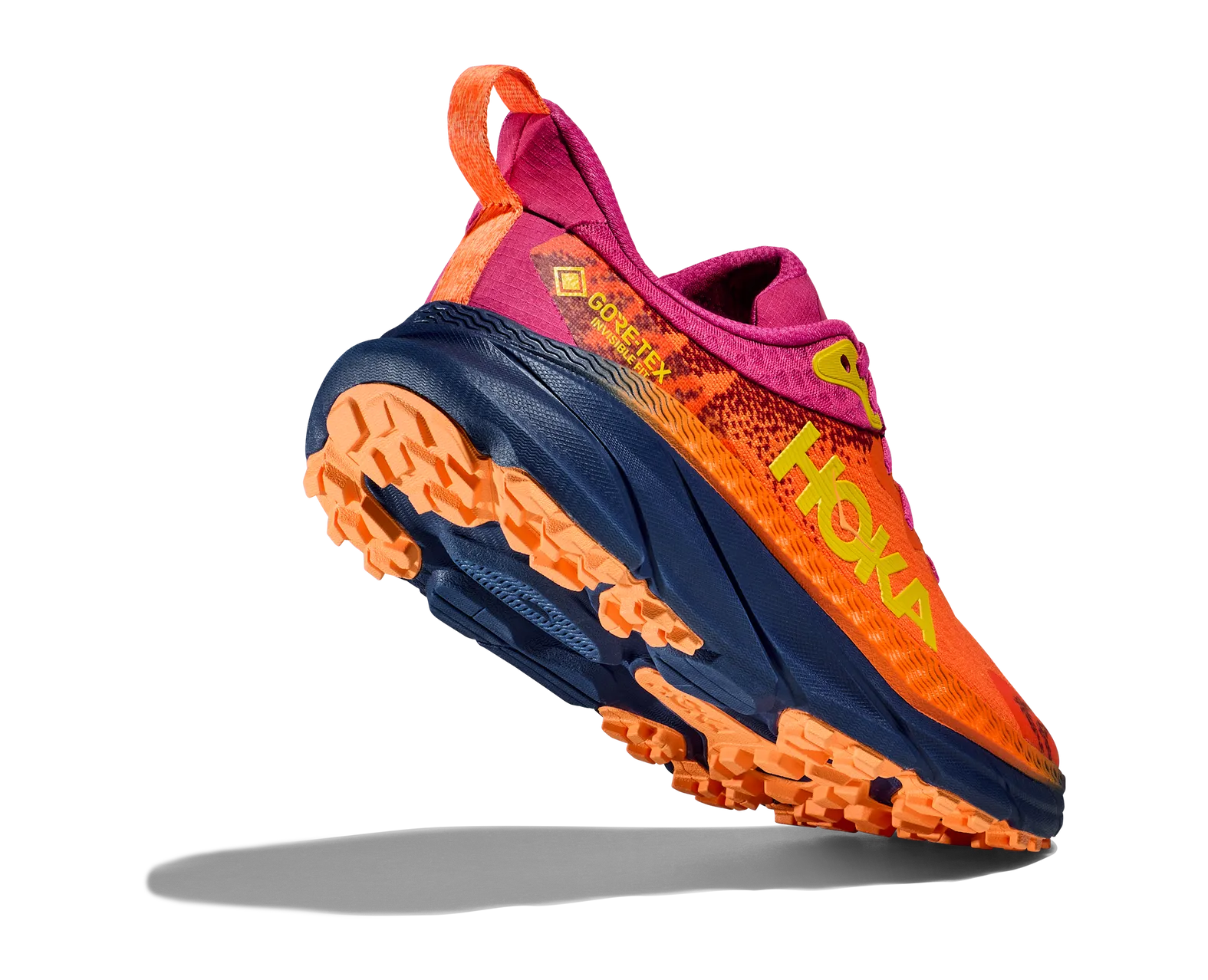 HOKA WOMEN'S CHALLENGER 7 GTX VIBRANT ORANGE / PINK YARROW