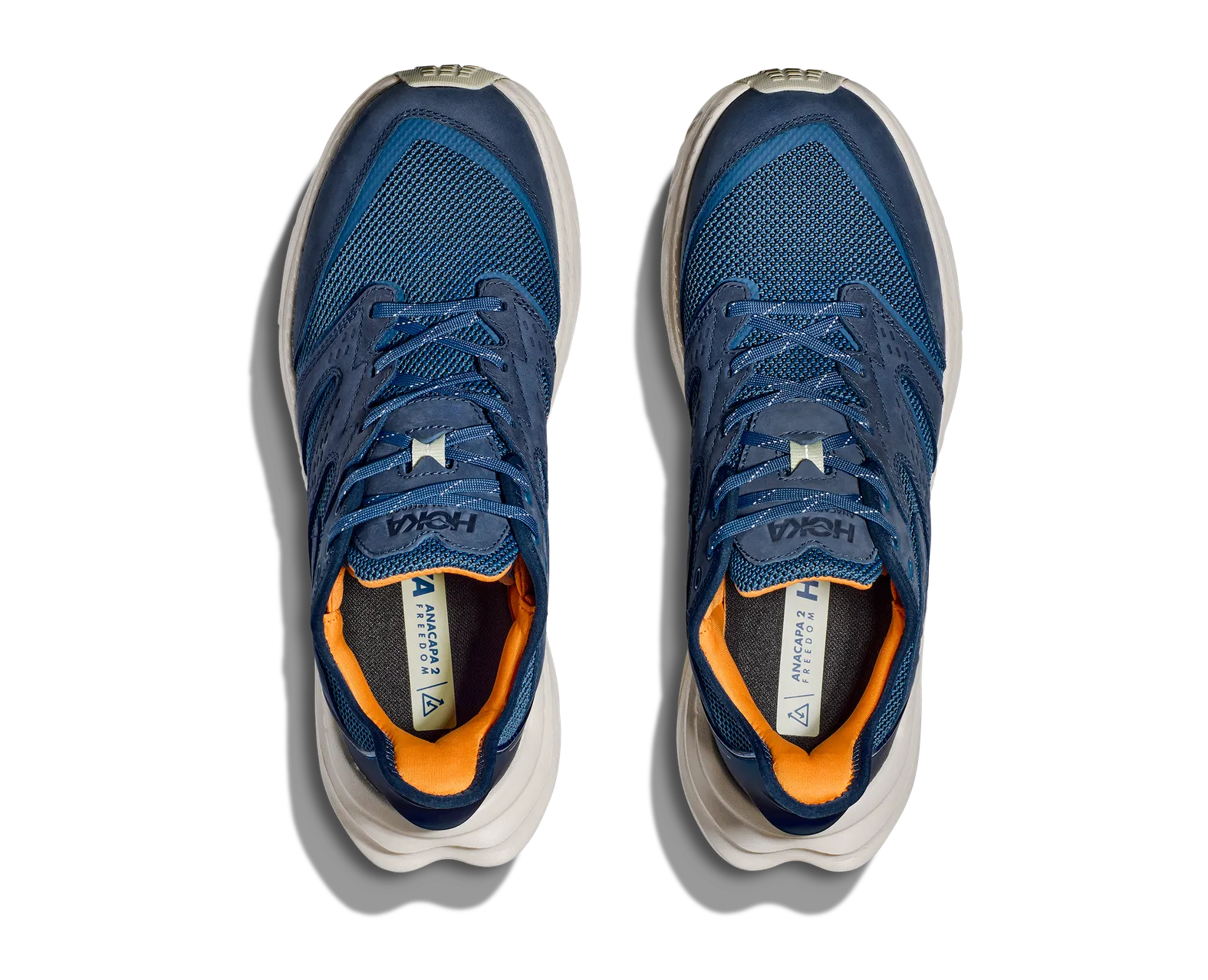 Hoka one one Anacapa 2 Men\'s Navy and Coral Trail Running Shoes HOKA ONE ONE® Anacapa 2 Low GTX for Men | HOKA ONE ONE® main image 4